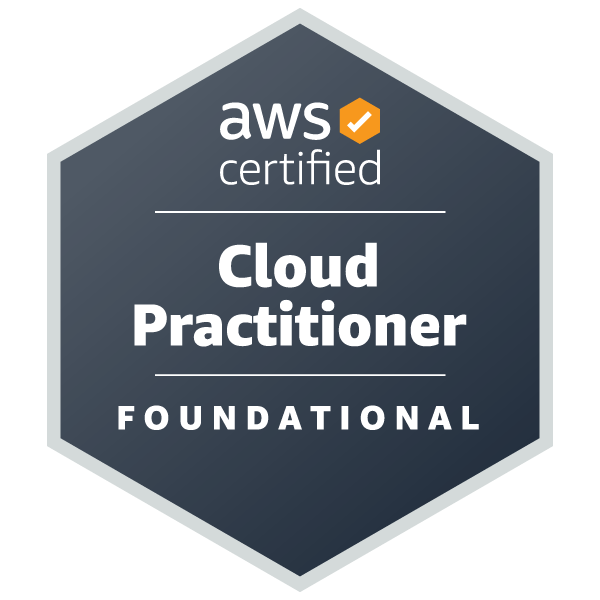 Link selo da certificação aws cloud practitioner