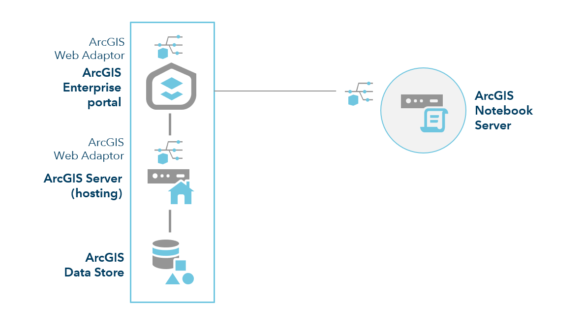 Single ArcGIS Notebook Server