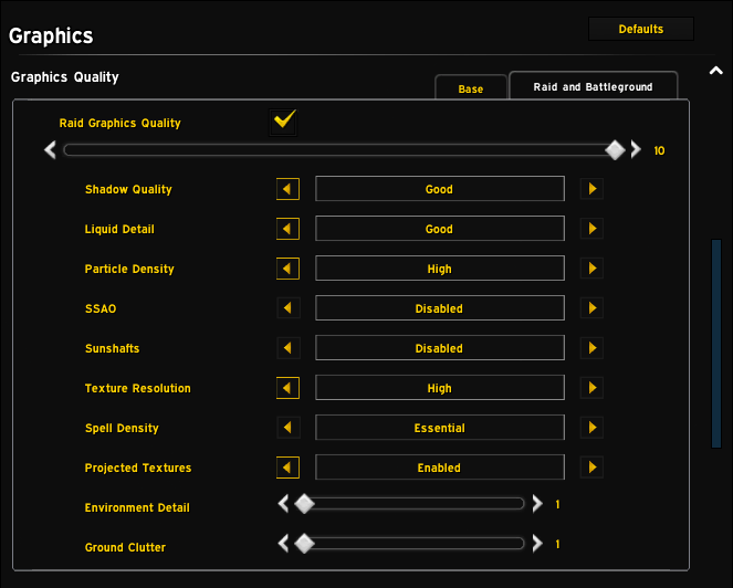 Raid and Battleground