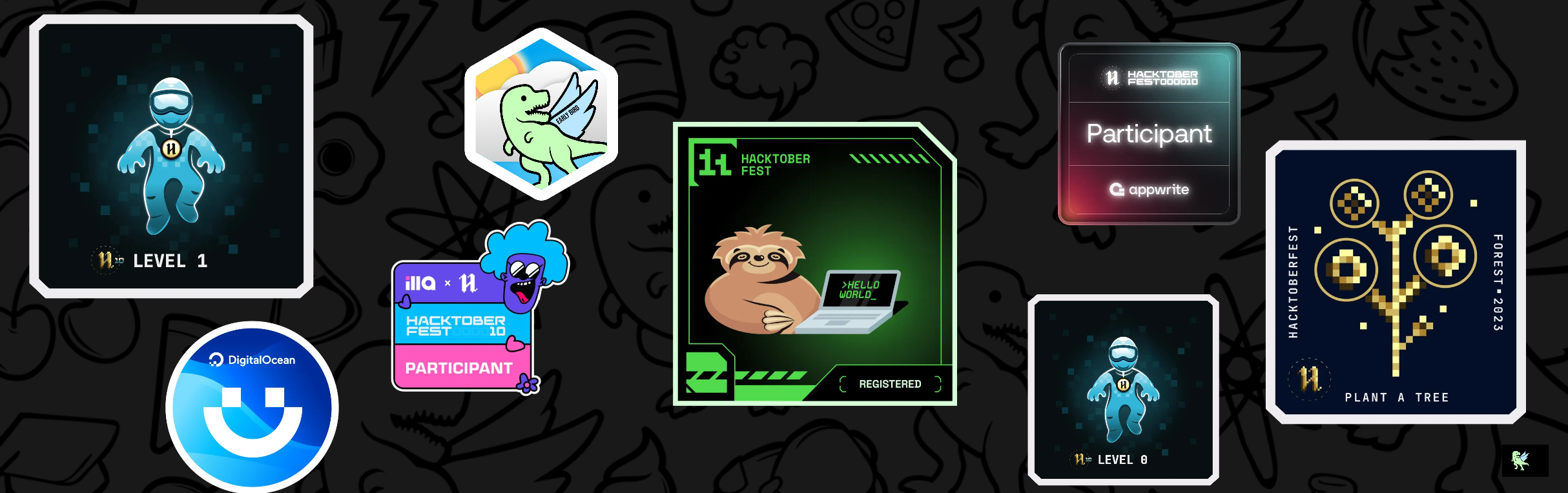 An image of @jayasuryard31's Holopin badges, which is a link to view their full Holopin profile