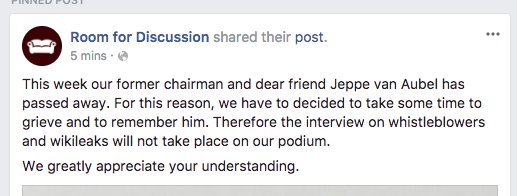 Room for Discussion Facebook post, source:https://archive.is/ZOo4h