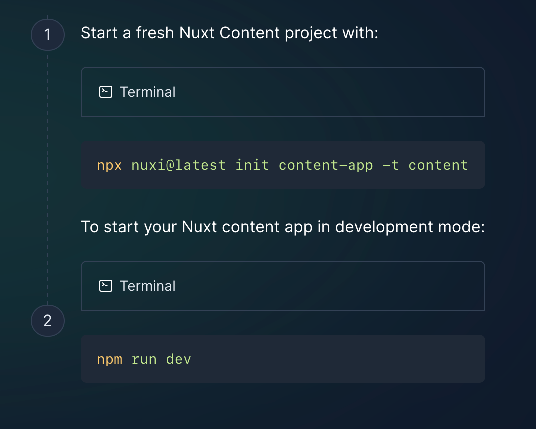 Start a fresh Nuxt Content project with.png