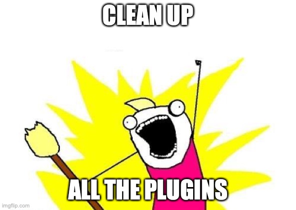 Clean Up All The Plugins