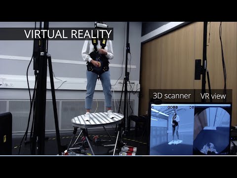 VR Kinect body-scanner with Sonceboz hexapod and ExVR