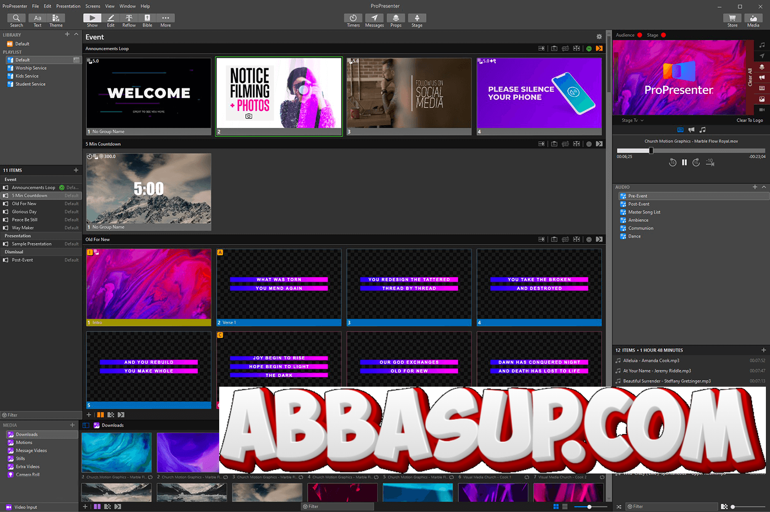 GitHub - negativ43dape/ProPresenter-Repack: propresenter lyrics display ...