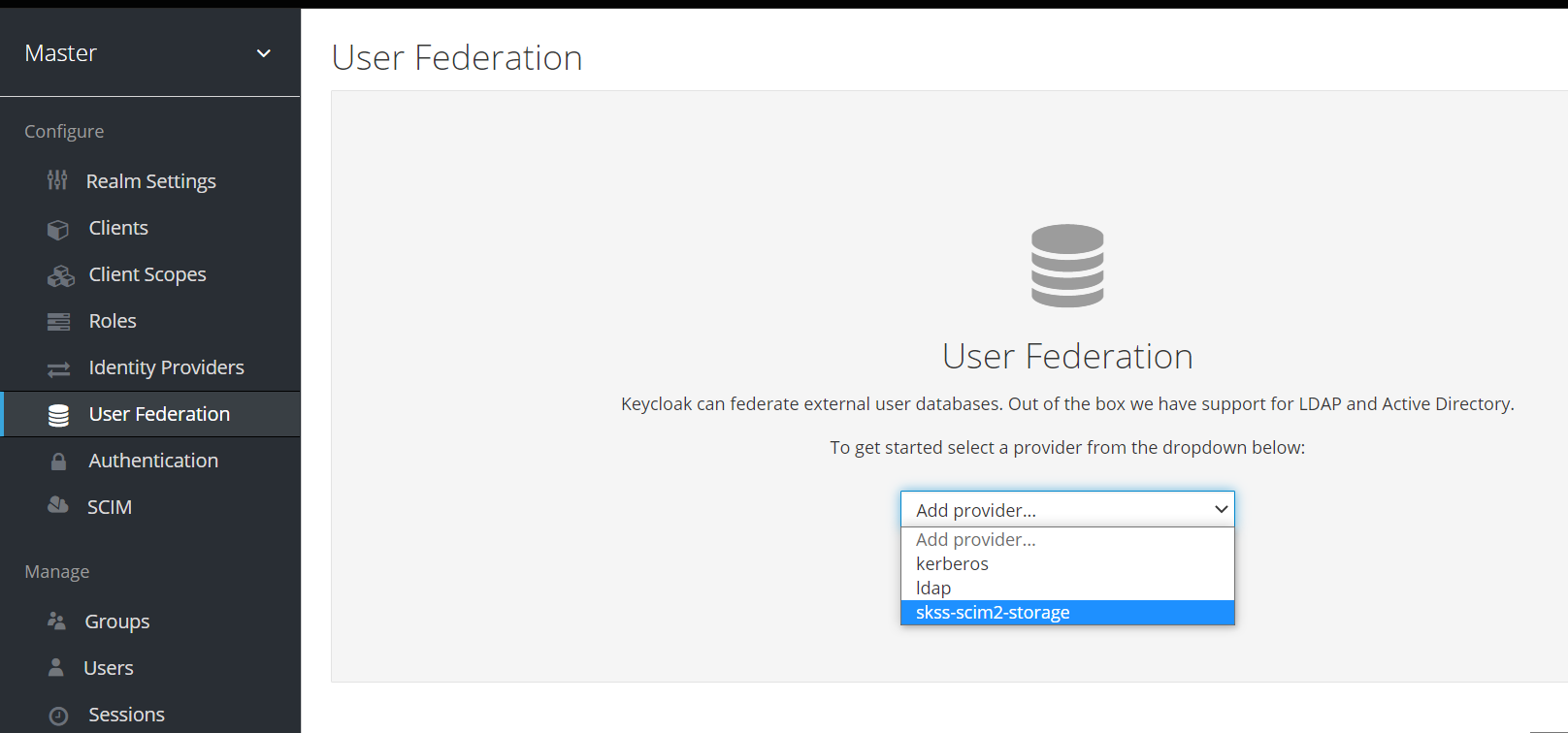 User Federation