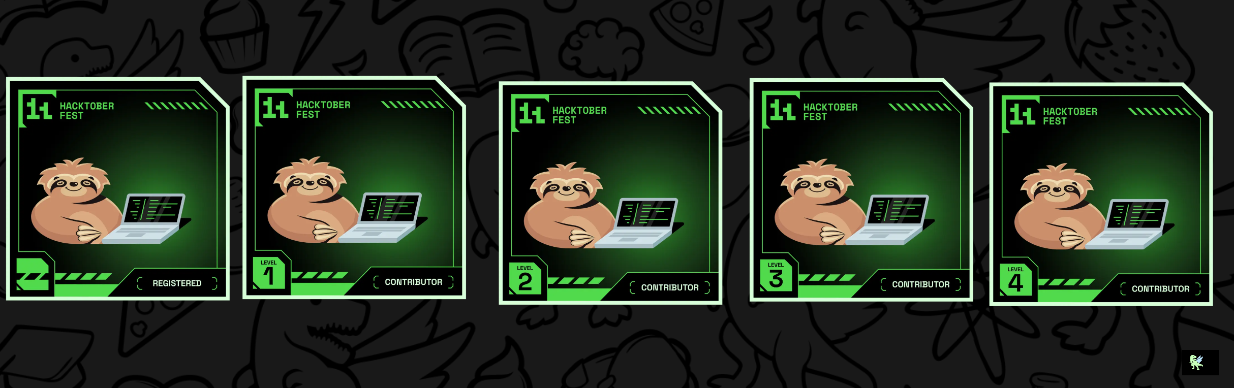 An image of @websniffercom's Holopin badges, which is a link to view their full Holopin profile