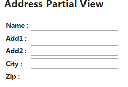 ASP.NET MVC Partial View