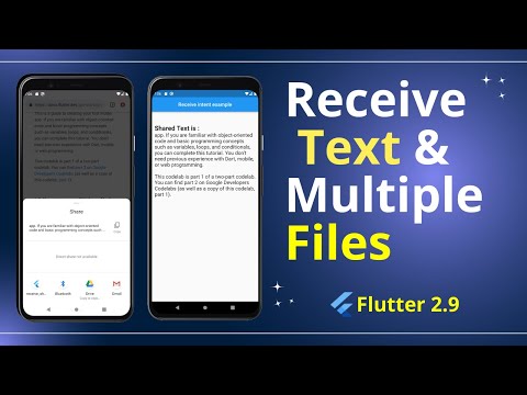 Flutter receive intent