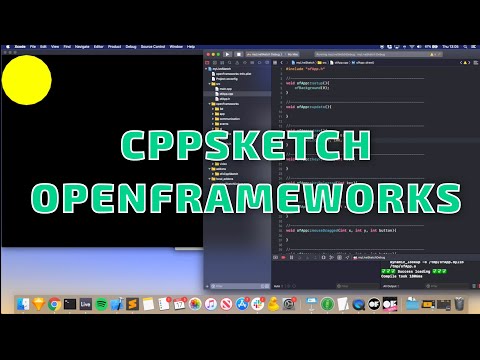 Video of how to set up ofxCppSketch