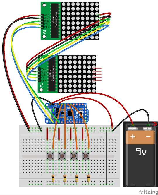 Tetris circuit