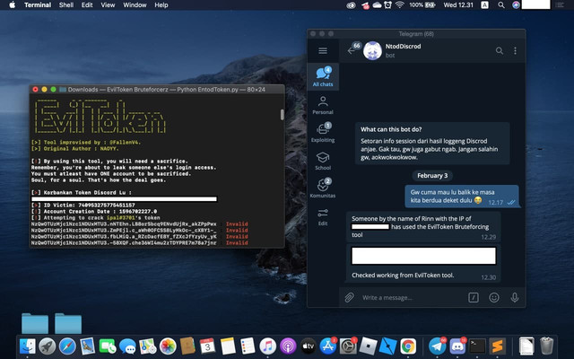 Screenshot MacOS