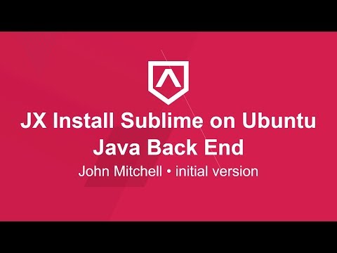 Video to Install Sublime