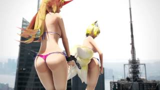  MMD  Touhou - Kiss Me 愛してる