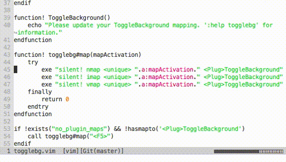 GitHub - gcavallanti/vim-noscrollbar: A scrollbar-like widget for the ...