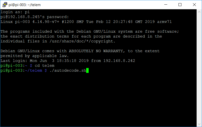 Auto Decode Starting