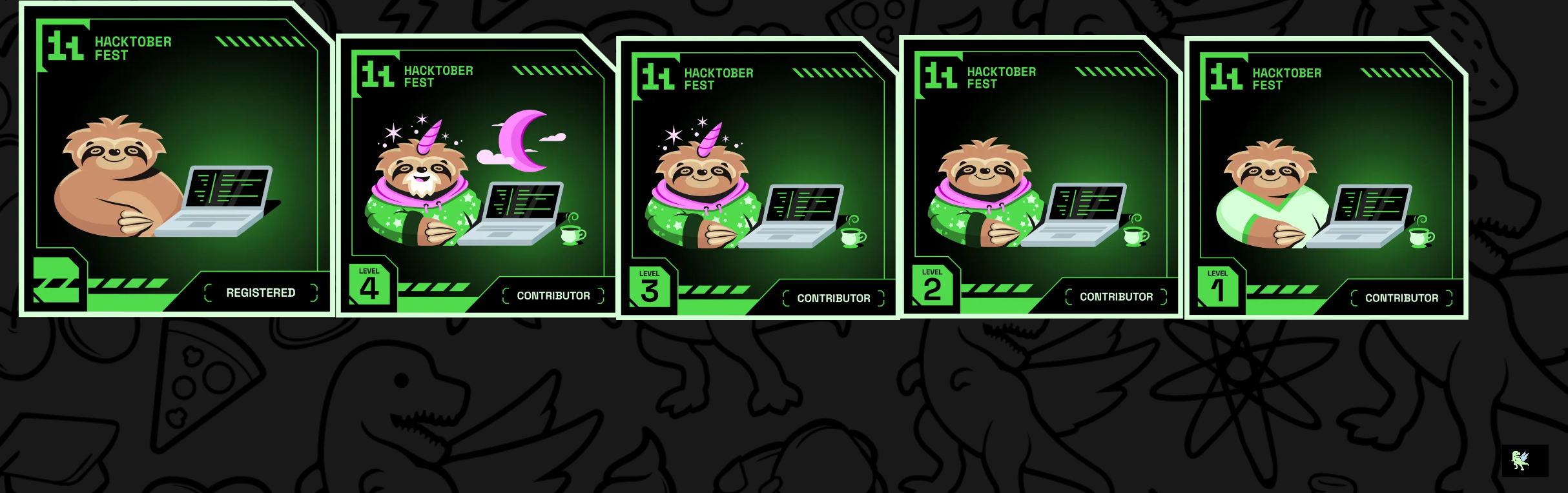 An image of @akshim1702's Holopin badges, which is a link to view their full Holopin profile