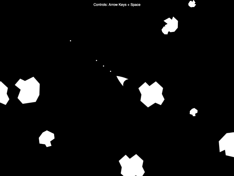 Asteroids screenshot