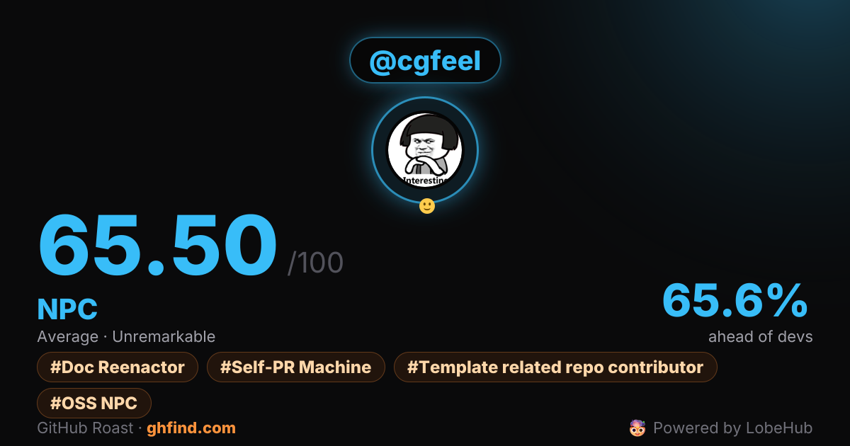 GitHub Roast