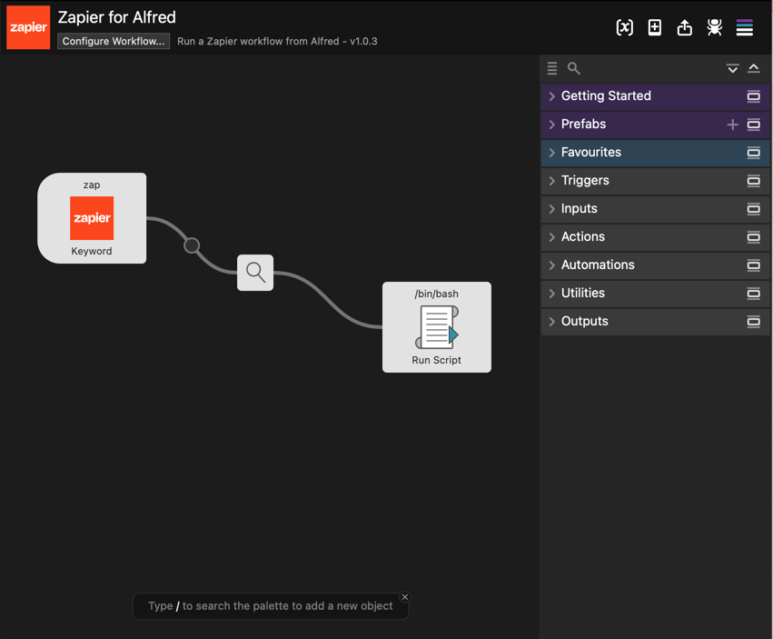 Zapier For Alfred Workflow