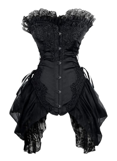 charmian-womens-strapless-floral-embroidery-gothic-corset-with-lace-skirt-white-1