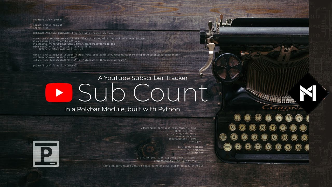 YT Sub Count Module