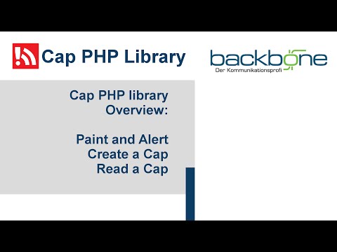 CAP PHP Library Youtube video