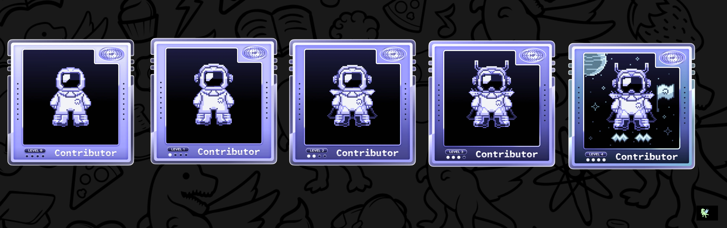 An image of @karanshah1911's Holopin badges, which is a link to view their full Holopin profile