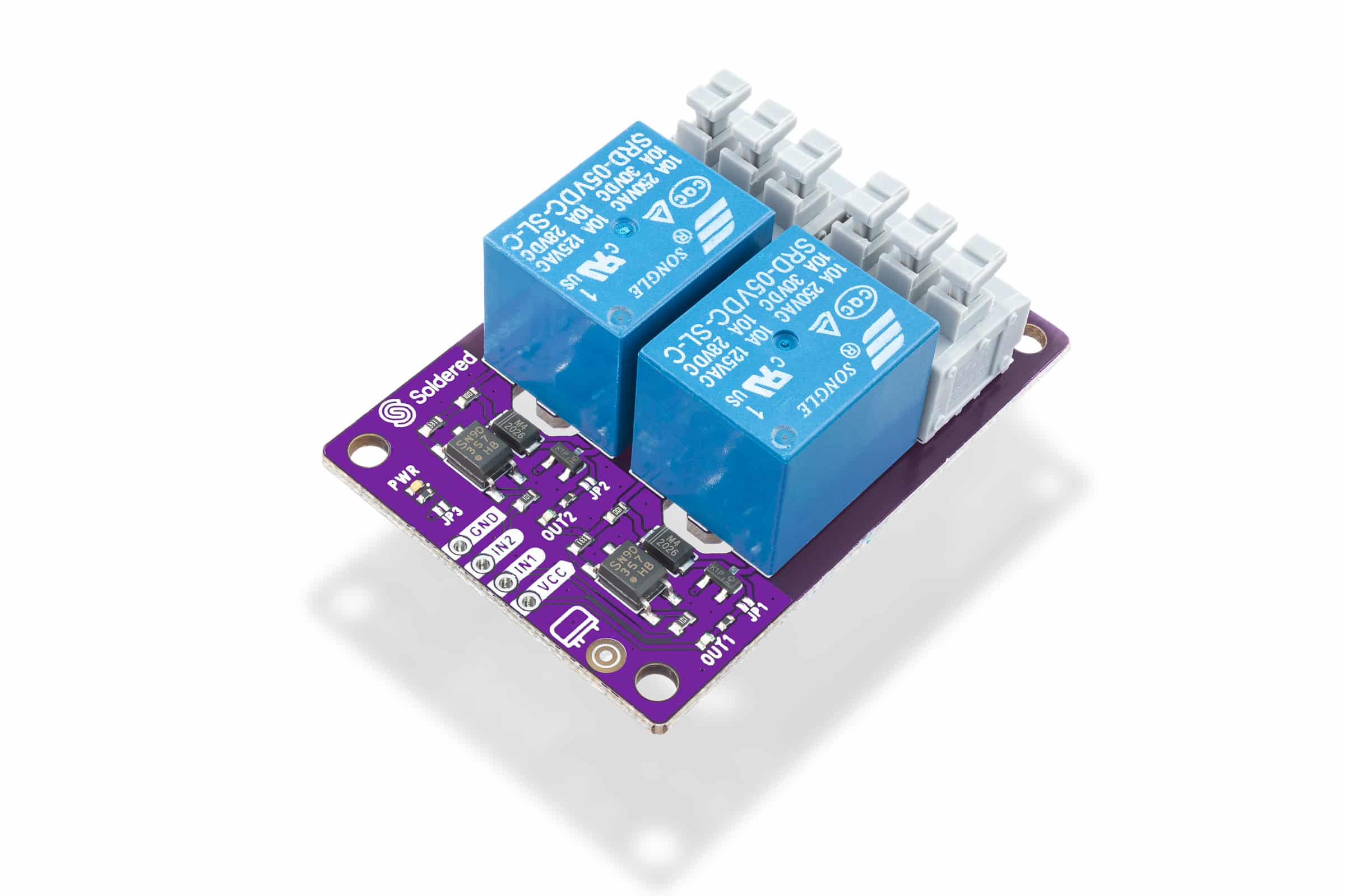 2-channel relay board Image