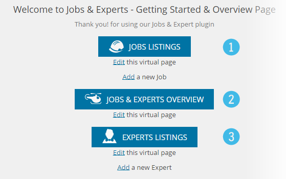 Jobs and Experts - Getting Started - Mobile