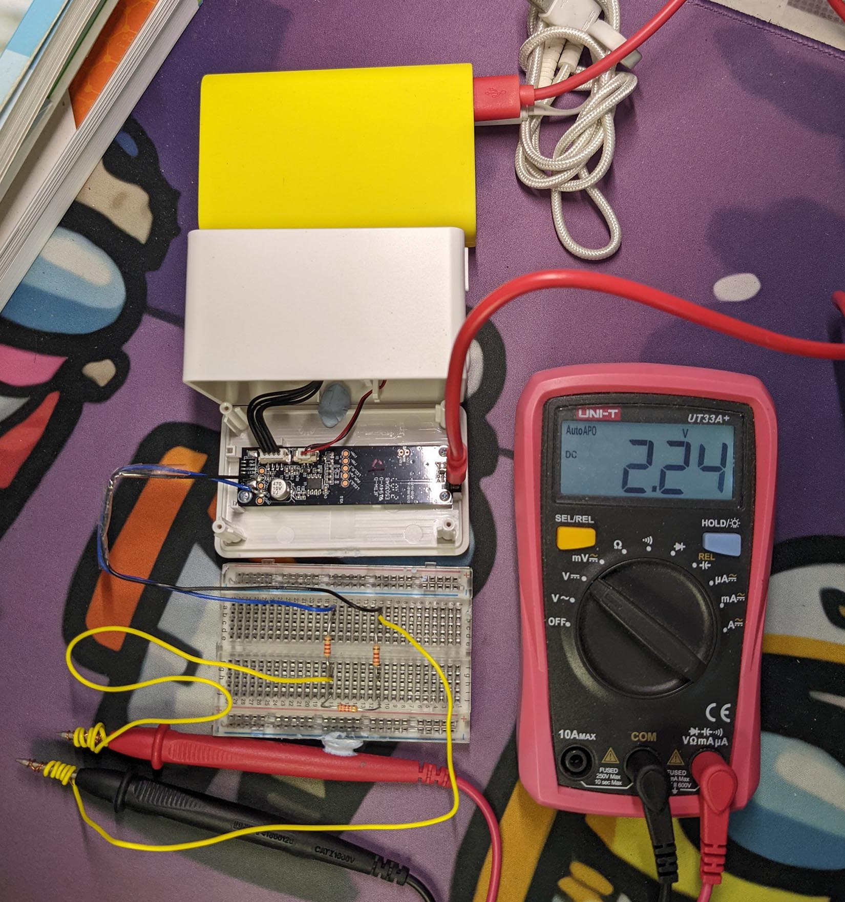 Voltage Divider for UART Port of IKEA VINDRIKTNING Air Quality Sensor