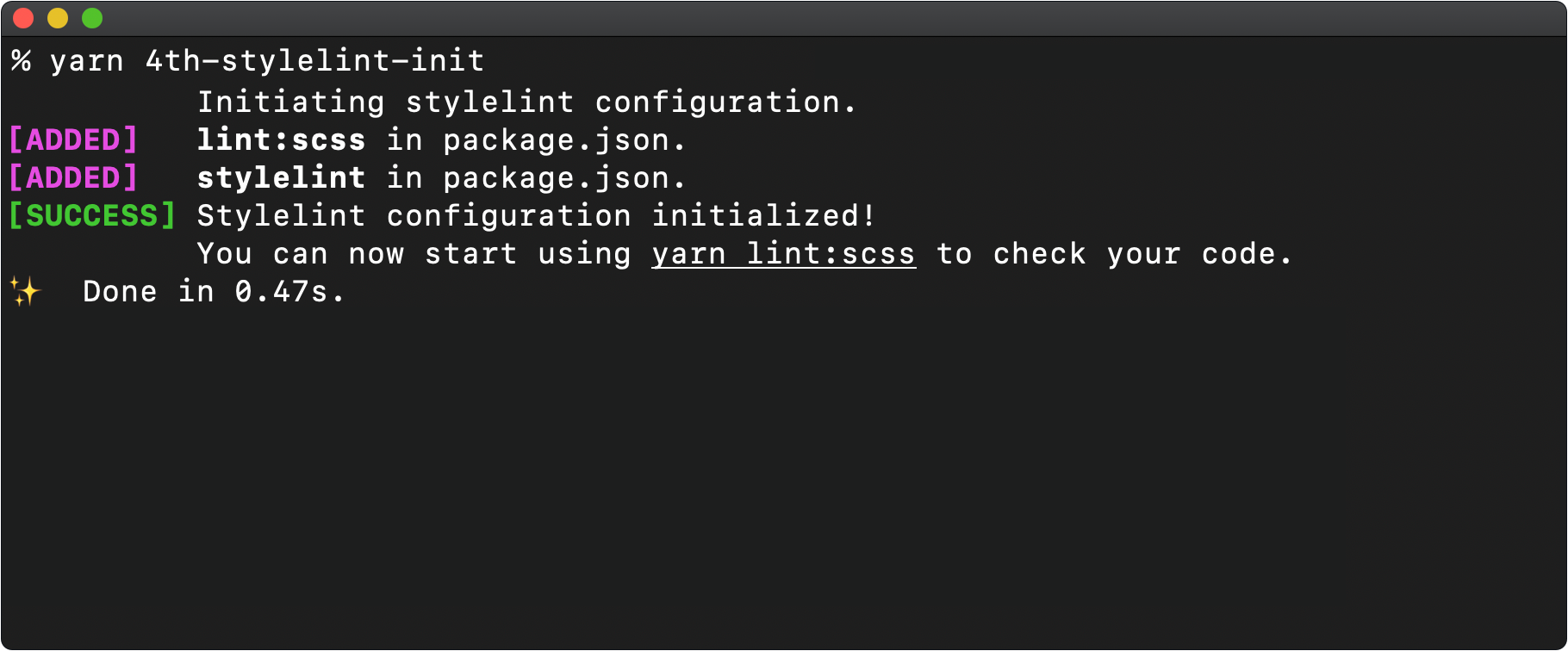 GitHub - 4th-motion/stylelint-config: An easy to set up stylelint ...