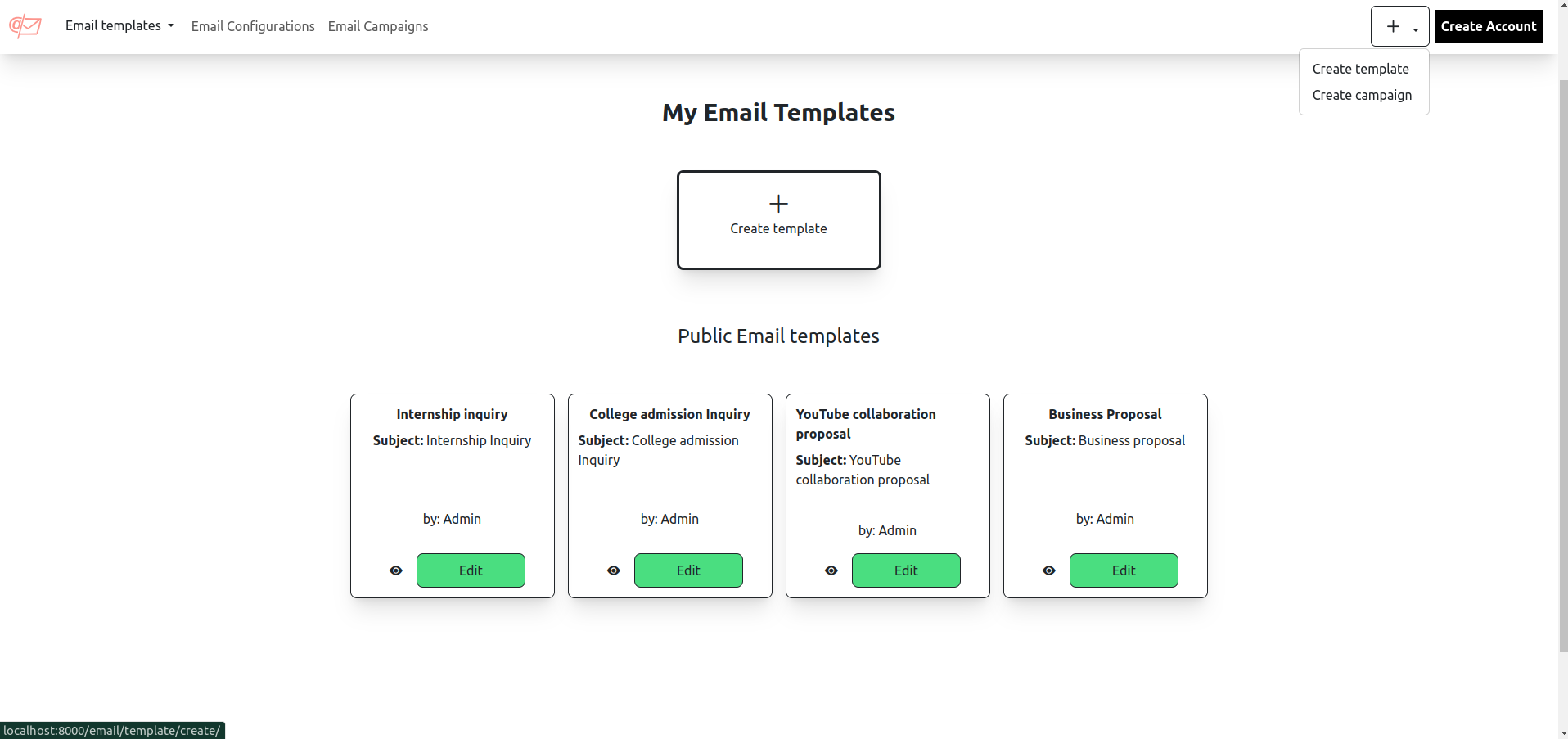 Cold emailing tool