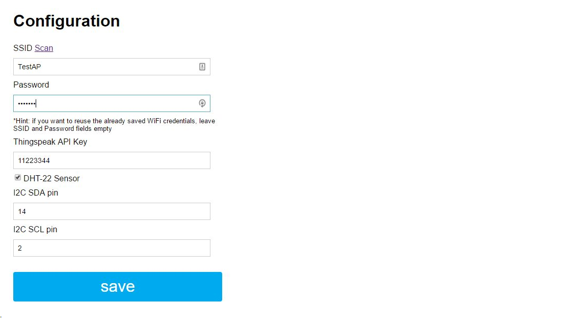 ESP8266 WiFi Captive Portal Configuration