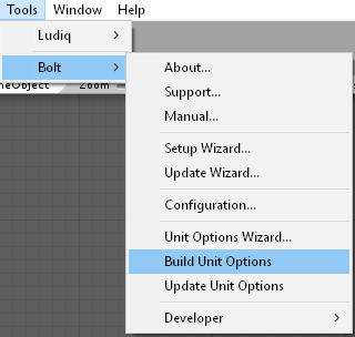 Build Unit Options