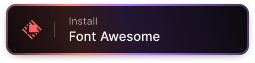 Install Font Awesome Raycast Extension