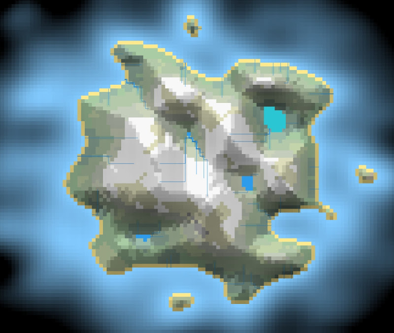 example of generated island