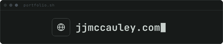 JJ McCauley portfolio