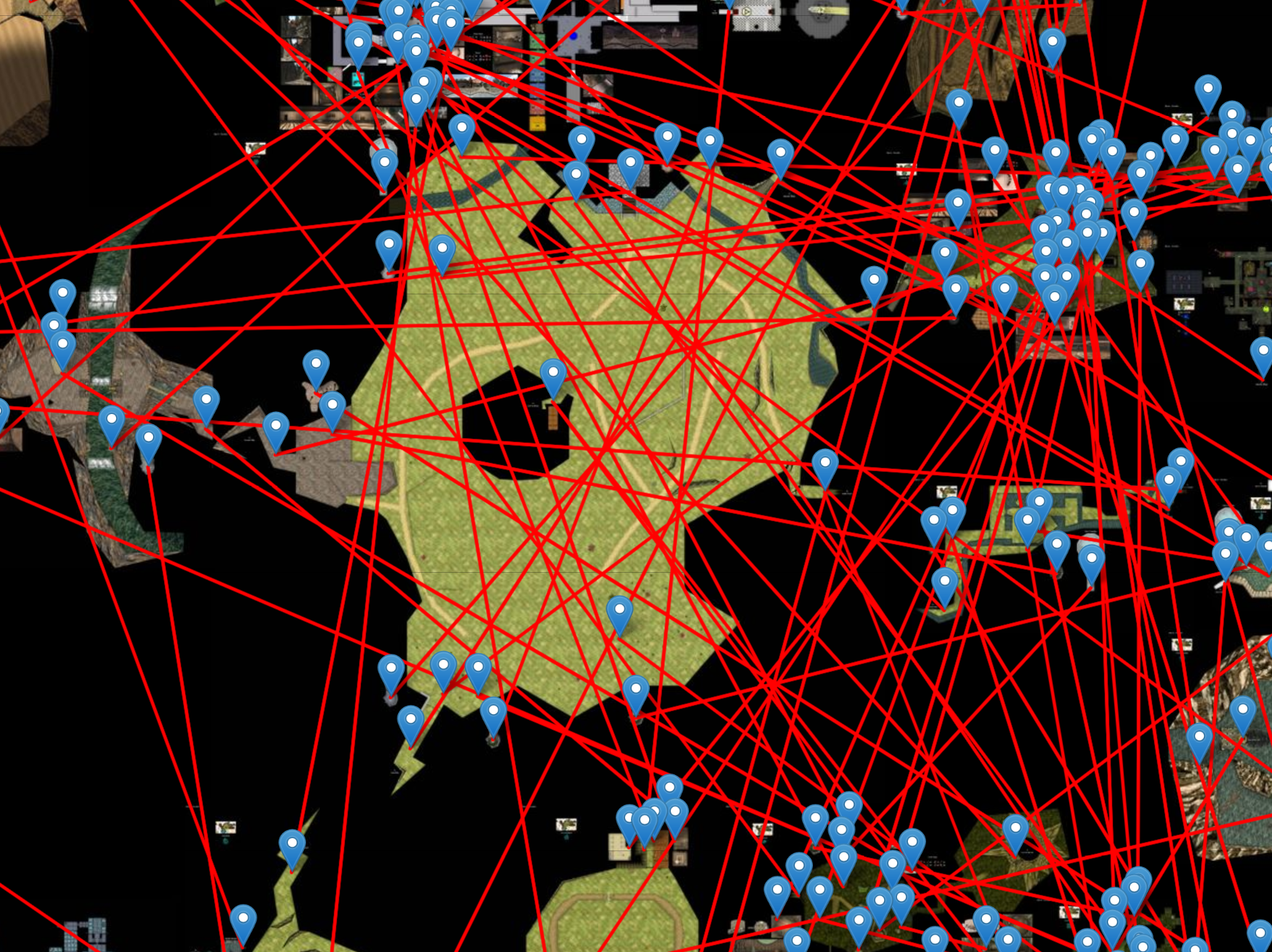 Entrance Randomizer Plotted