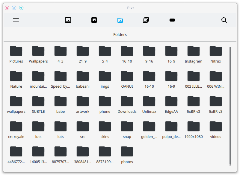 Pix - Folders View