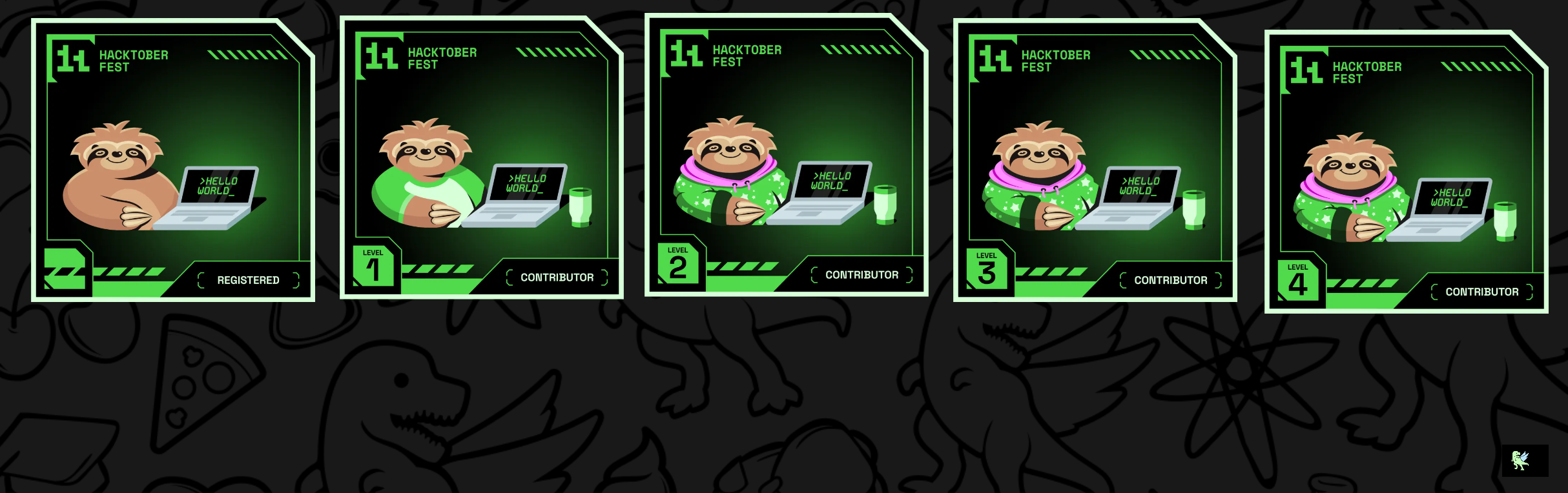 An image of @mansi066's Holopin badges, which is a link to view their full Holopin profile