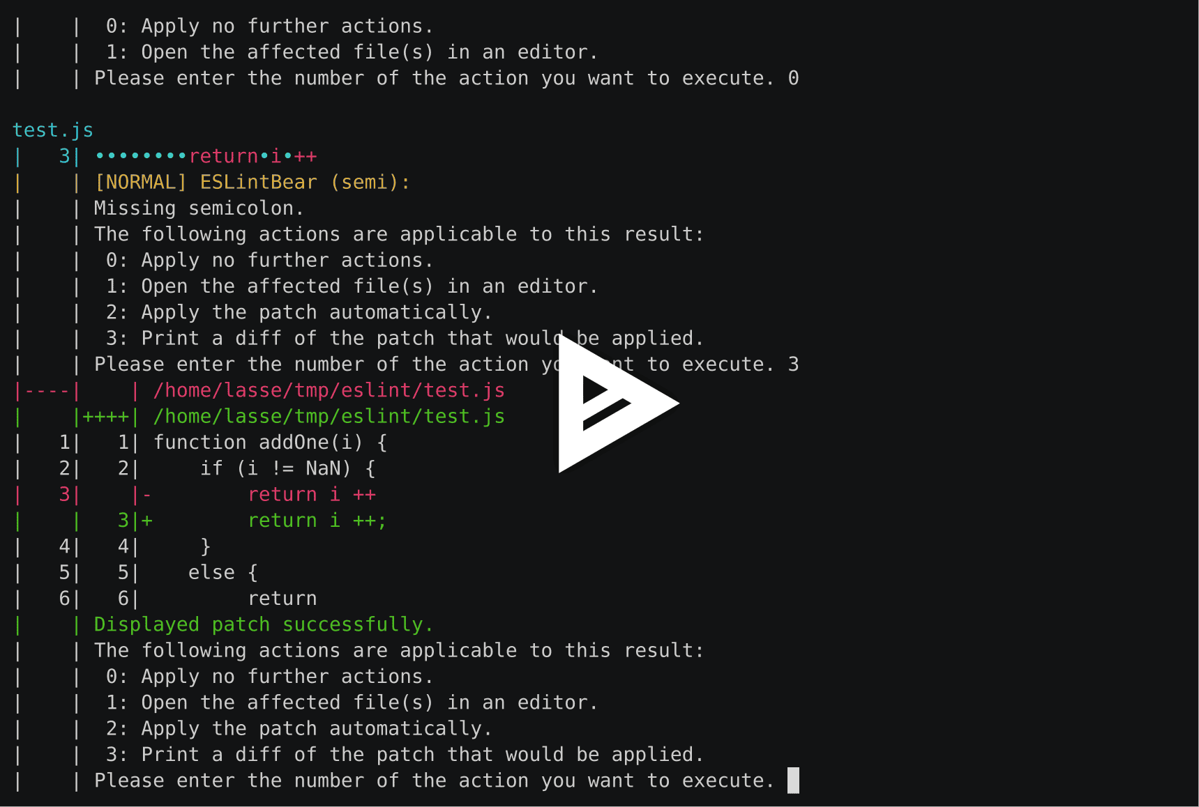 asciicast