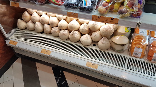 supermarket coconut