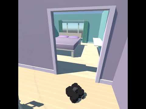Virtual Reality Simulation of SLAM and NAV2