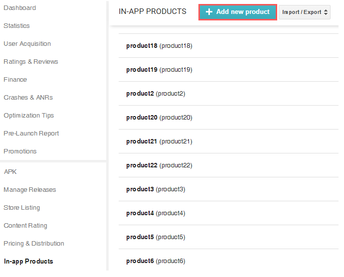 Add Products