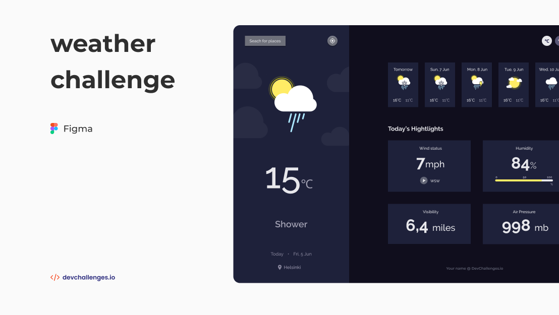 Weather App Dev Challenge