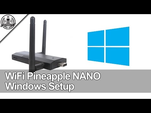 WiFi Pineapple NANO: Windows Setup