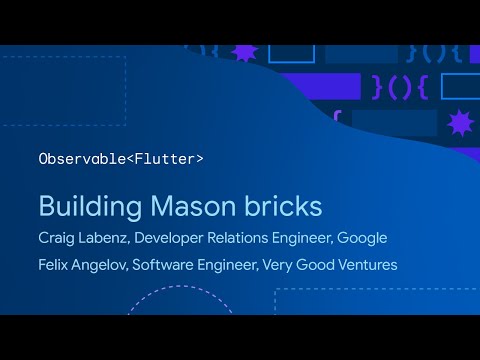 Observable Flutter: Building a Mason brick