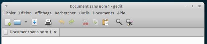 gedit on Xubuntu 13.10