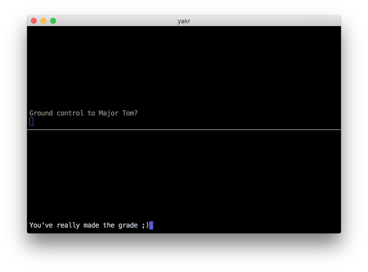 Split terminal conversation